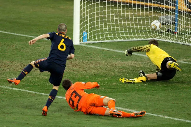 Iniesta en el Mundial 2010