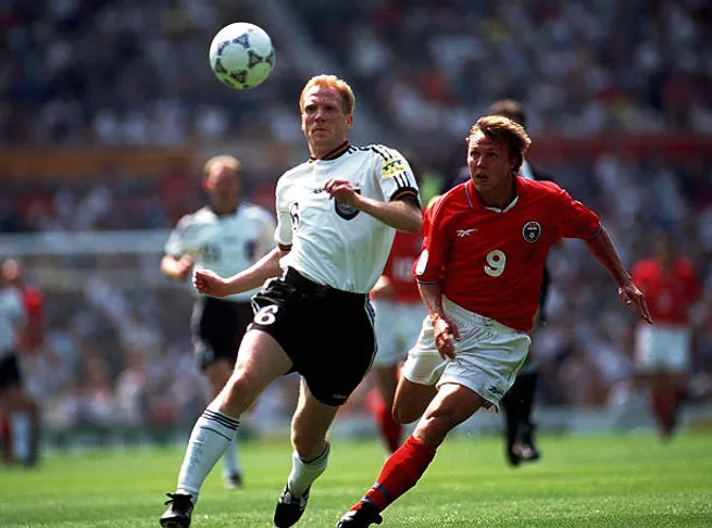 Matthias Sammer fue MVP de la Eurocopa y brilló en el rol de Beckenbauer.
