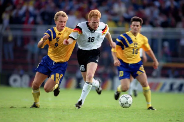 Sammer fue parte del recambio en Alemania luego de ganar el Mundial ’90 y sucesor de un Lotthar Matthäus ya tirado a la zaga.