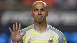 Wilfredo Caballero en su etapa en la Selección Argentina.