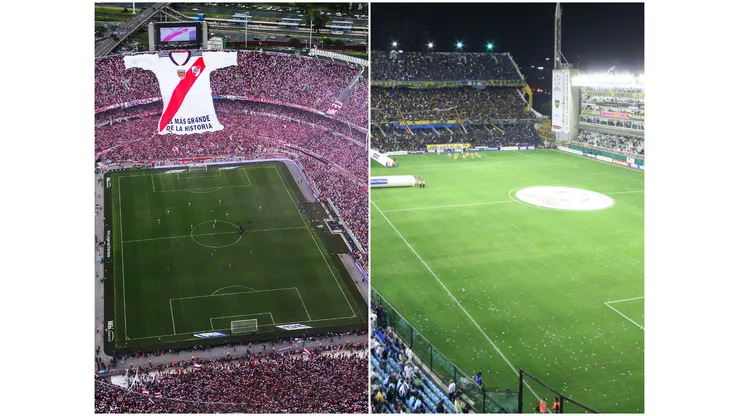 ¿Te animás a patear desde mitad de cancha o sacarte una foto en el Monumental o en La Bombonera?