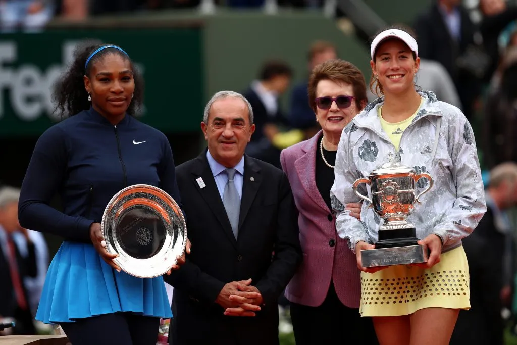 Muguruza derrotó a Serena Williams en la final de Roland Garros 2016. (Foto: Getty).