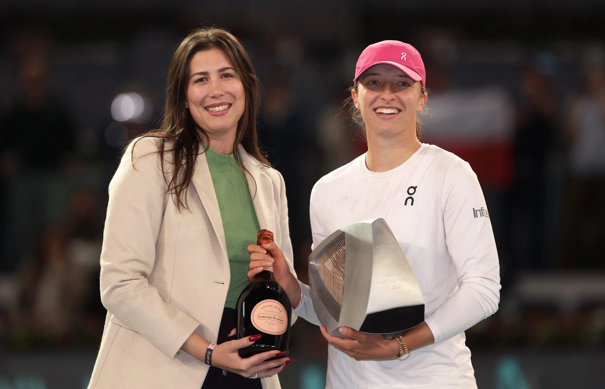 Muguruza e Iga Swiatek en 2024. (Foto: Getty).