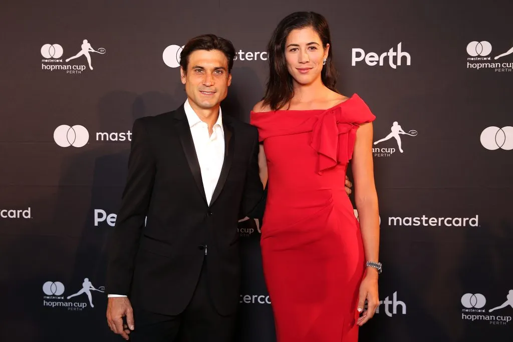David Ferrer y Garbiñe Muguruza. (Foto: Getty).