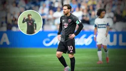 El gesto de Lionel Messi a la tribuna rival.