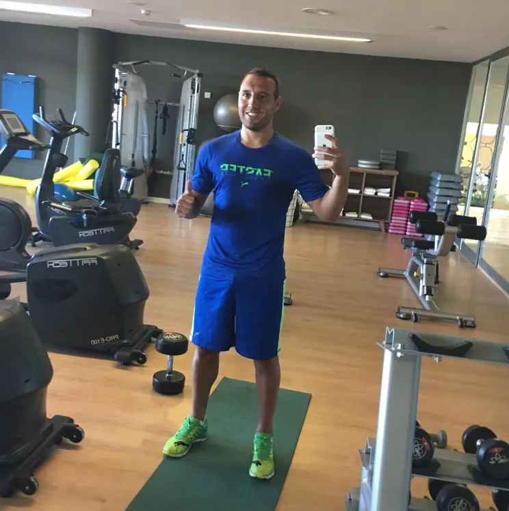 Cazorla mantenía al tanto a sus seguidores sobre la recuperación (Foto: @santicazorla).