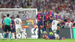 El golazo de tiro libre de Kylian Mbappé para el 1-1 de Real Madrid