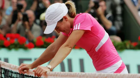 Justine Henin, en su época como tenista. (Getty)