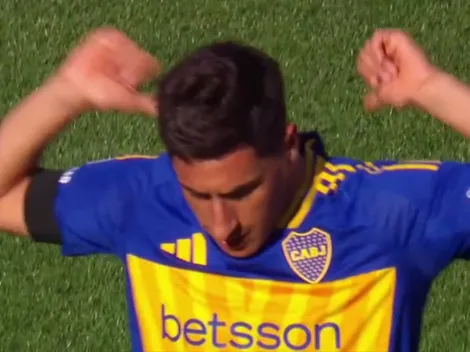 El gol de Merentiel tras el error de Pezzella para el empate