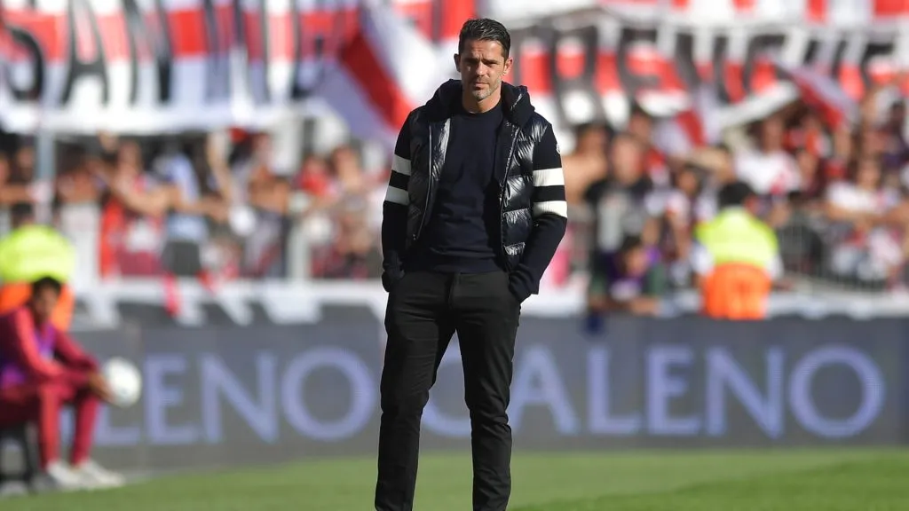 Fernando Gago en el Superclásico.