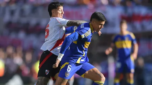 Sebastián Driussi y Marcos Rojo