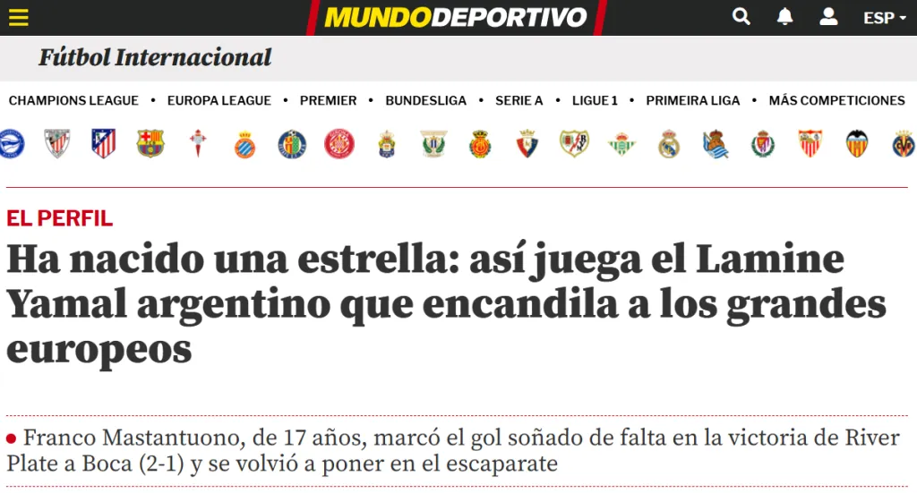 Mundo Deportivo (España).