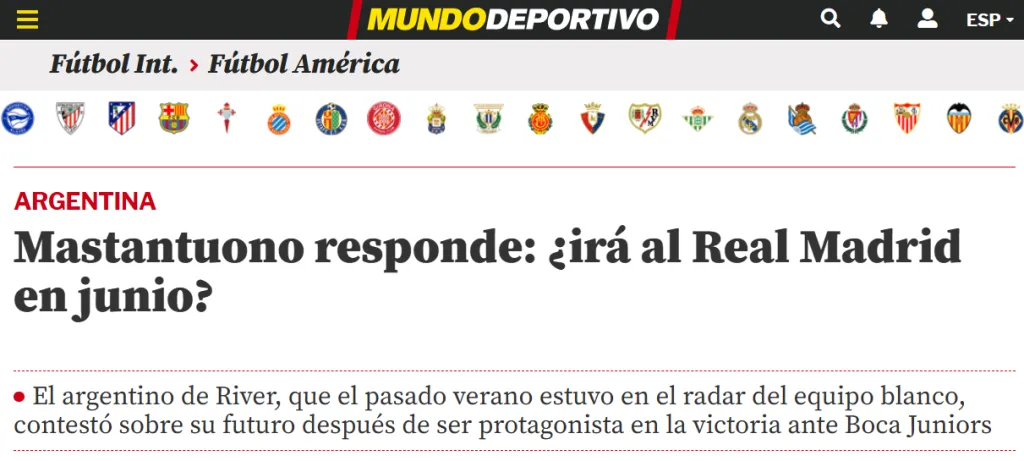 Mundo Deportivo (España).