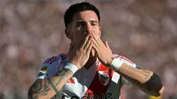 Franco Mastantuono en el Superclásico.