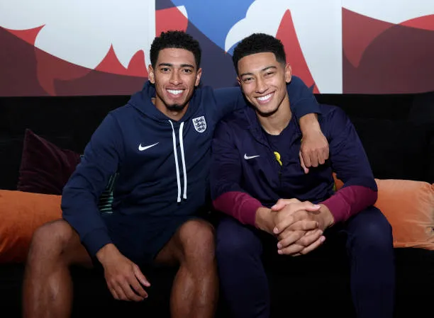 Jude y Jobe Bellingham. (Getty)