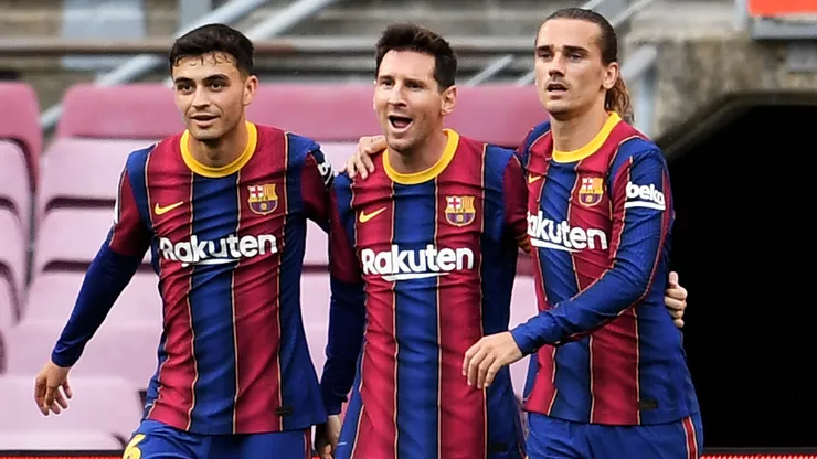 Messi en su etapa en Barcelona.