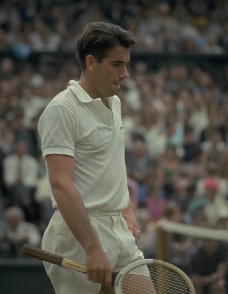 Manuel Santana en Wimbledon 1963. (Foto: Getty).