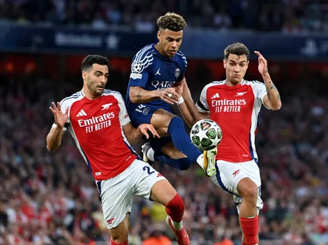 PSG venció a Arsenal en Londres por la ida de las semifinales