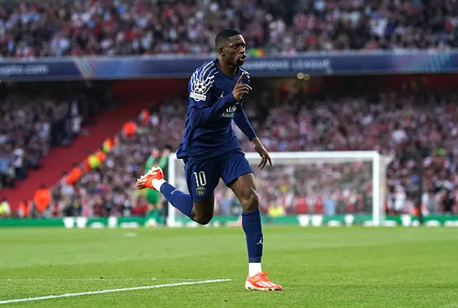 Dembélé convirtió el gol del triunfo que acerca al PSG a la final de la Champions.