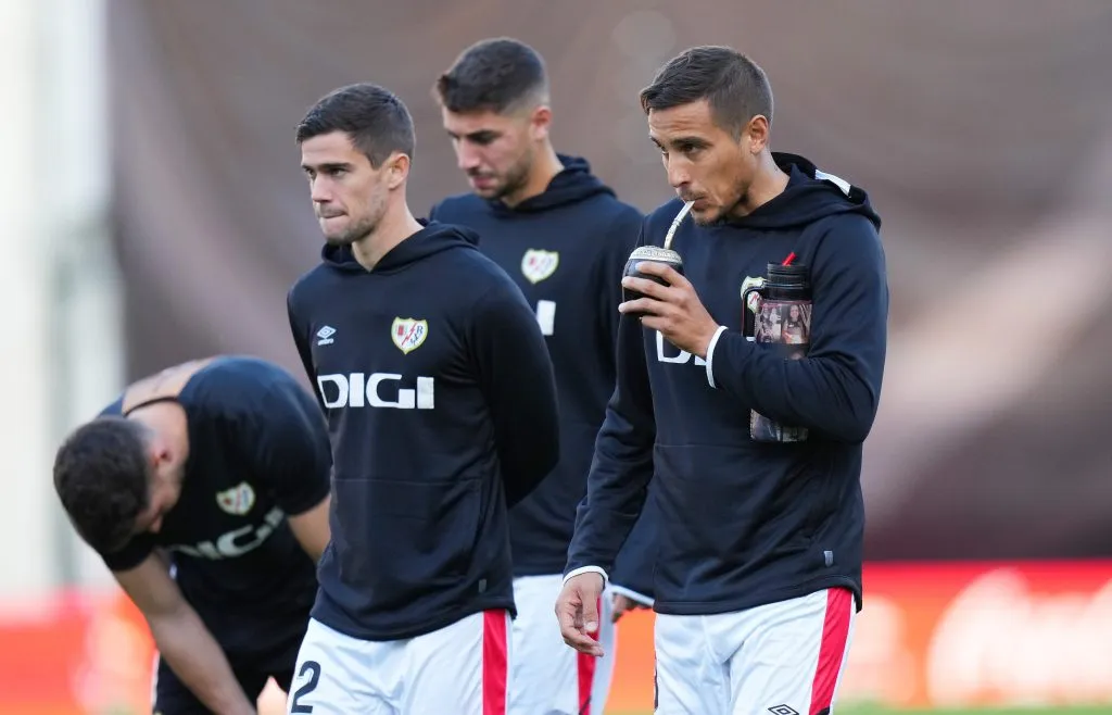 Trejo y los mates, costumbre que nunca abandonó. Getty Images.
