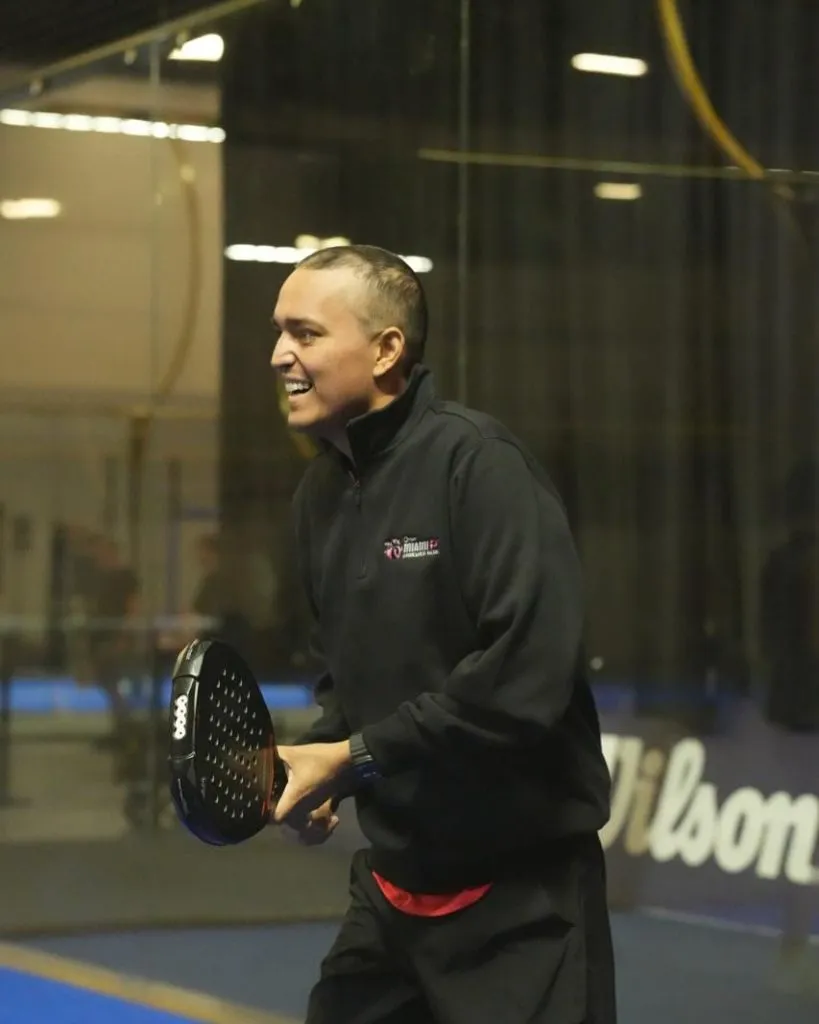 Carlos Luna en el P1 de Miami.