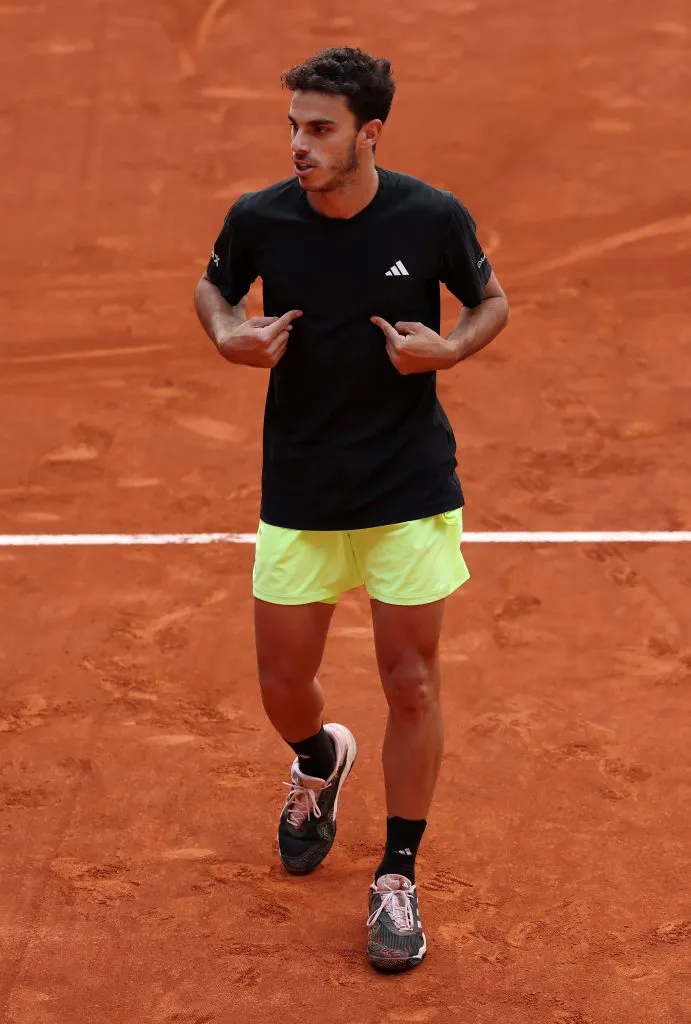 Cerúndolo derrotó a Mensik en tres sets en los cuartos del Masters 1000 de Madrid. (Foto: Getty).