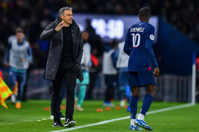 Luis Enrique le dará descanso a Dembélé y espera tenerlo para la vuelta vs. Arsenal.