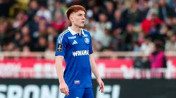 Valentín Barco, futbolista argentino que se desempeña en Racing de Estrasburgo.