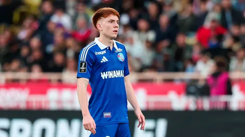 Valentín Barco, futbolista argentino que se desempeña en Racing de Estrasburgo.