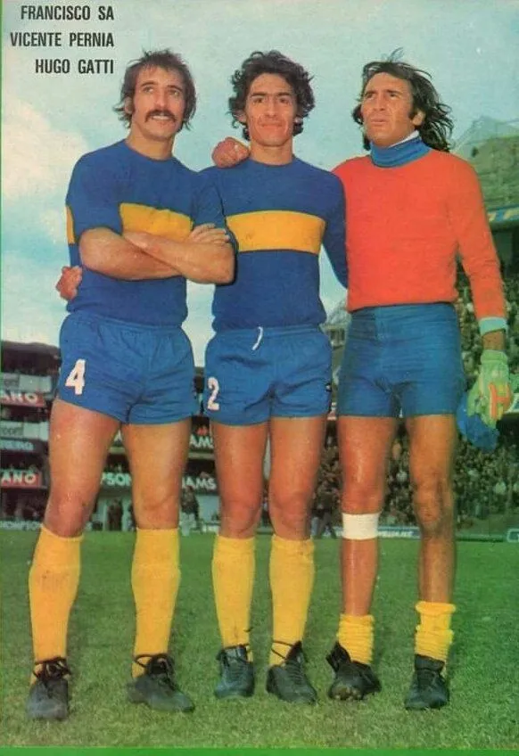 Sa, Pernía y Gatti en La Bombonera