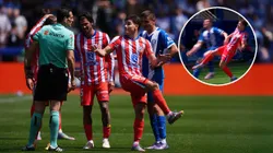 Susto en Atlético de Madrid: Julián Álvarez fue expulsado por una patada, pero lo salvó el VAR