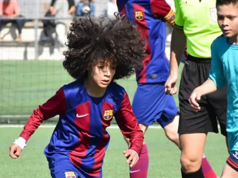 Tiene 12 años, es figura en las inferiores del Barcelona, lo compararon con Maradona y lo ven como el próximo Lamine Yamal