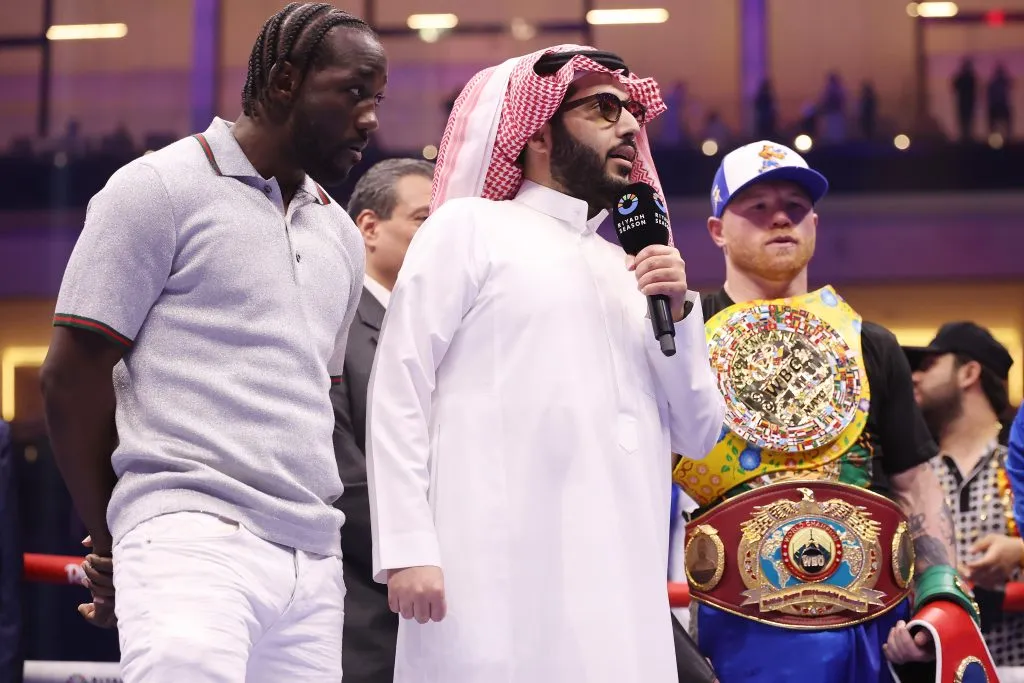 Turki Al-Sheikh y Canelo Álvarez. (Foto: Getty).