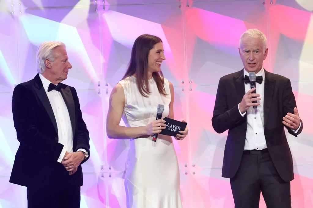 Borg, Petcovic y McEnroe. (Foto: Getty).