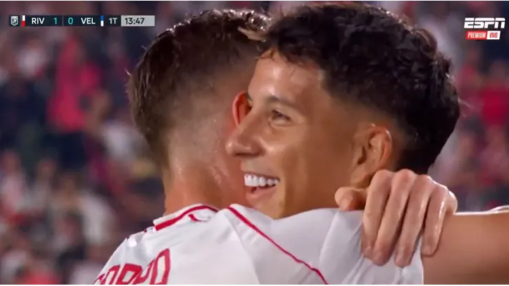 La alegría de Sebastián Driussi.