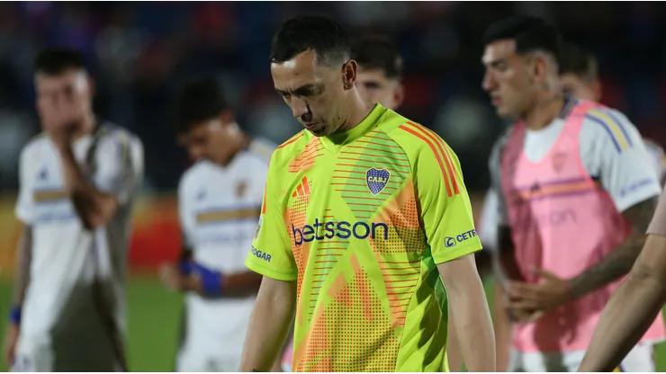 Agustín Marchesín se desligó de Marcos Rojo tras el empate de Boca: "Estamos en deuda"
