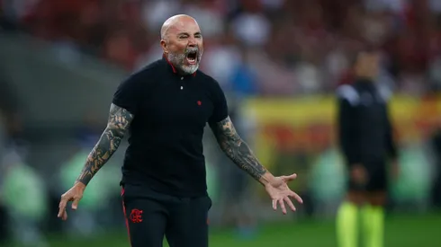 Jorge Sampaoli en su etapa como entrenador de Flamengo.