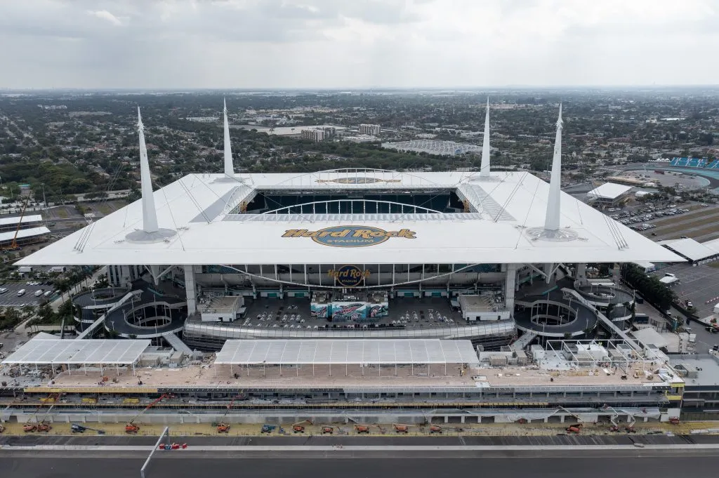El Hard Rock Stadium, donde juegan Boca vs. Bayern Múnich por el Mundial de Clubes 2025. (Getty Images)