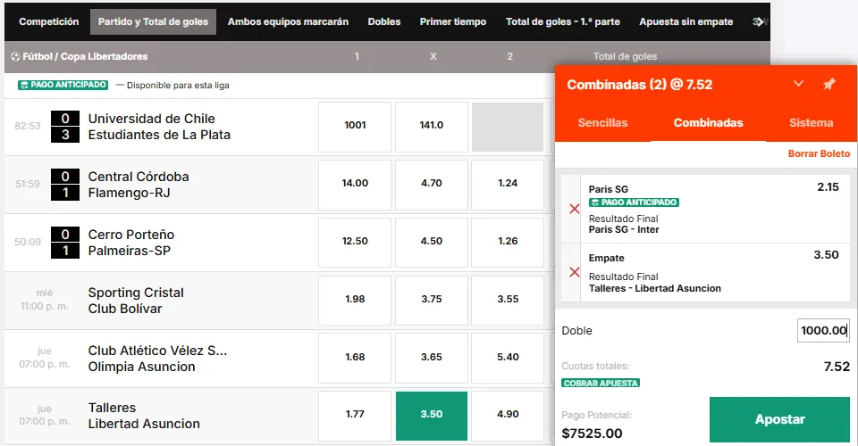 betwarrior como apostar