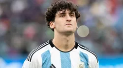 Mateo Tanlongo, con la camiseta de la Selección Argentina durante el Mundial Sub-20.