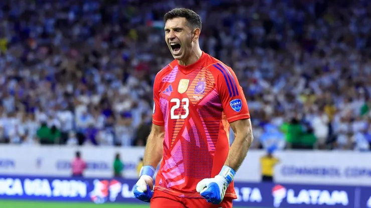 Emiliano "Dibu" Martínez en la Selección Argentina. (Getty)