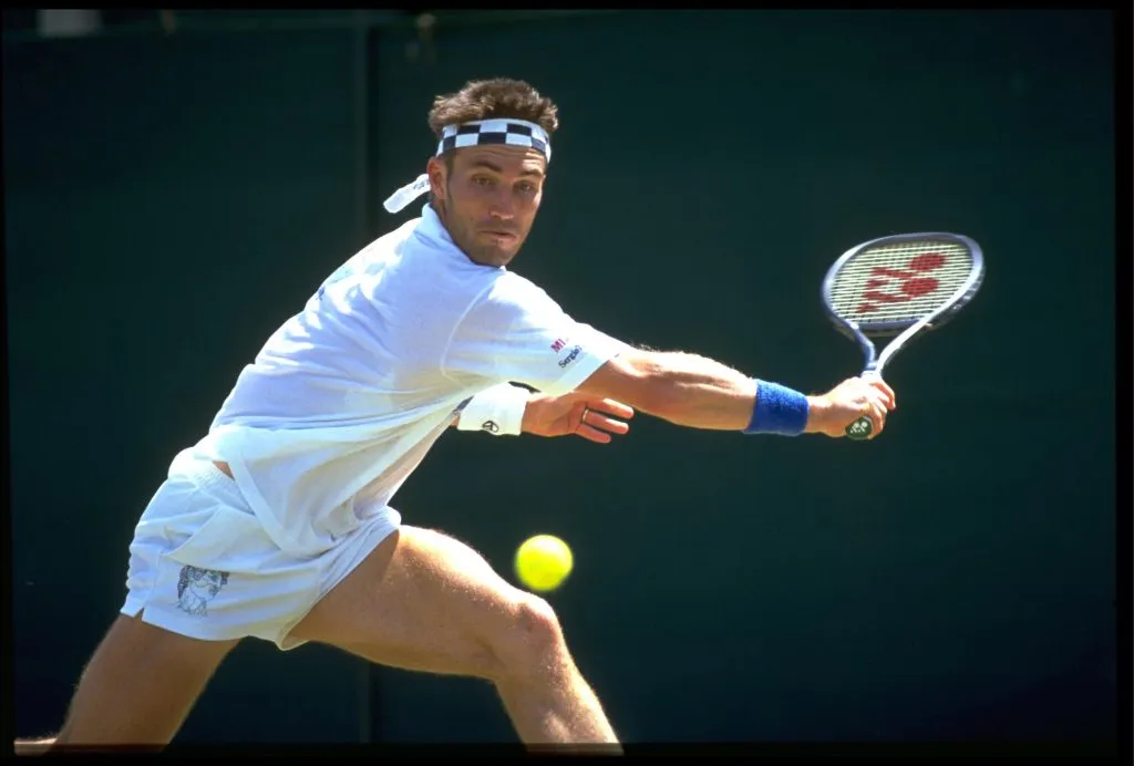 Pat Cash, en Wimbledon 1991.