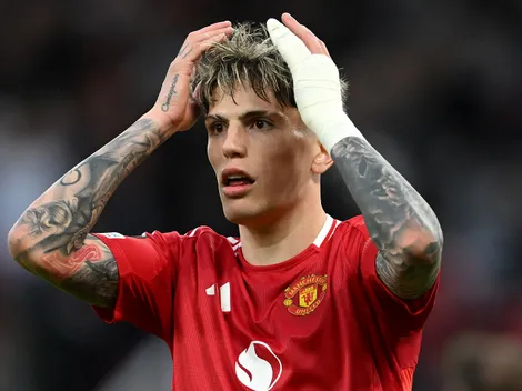 Garnacho, suplente en la final de la UEFA Europa League