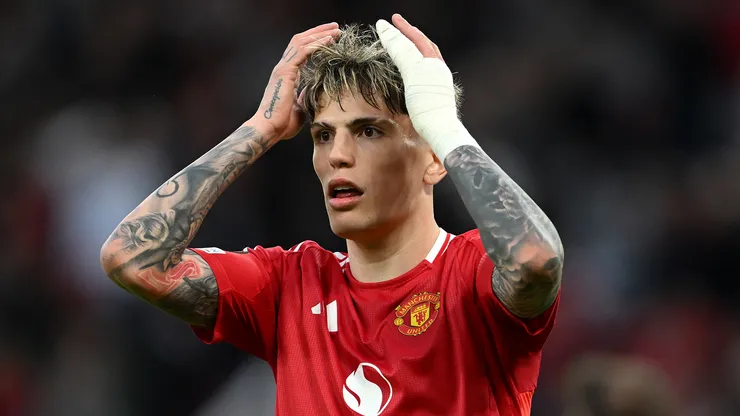 Alejandro Garnacho en Manchester United.