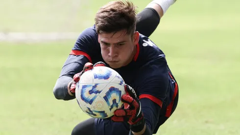 Orlando Gill, arquero de San Lorenzo.