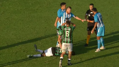No apto para impresionables: la brutal lesión de un jugador de Nueva Chicago en la Primera Nacional
