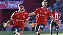 Santiago Montiel y Matías Giménez, jugadores de Independiente. (AFA)