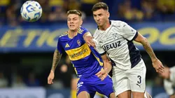 Kevin Zenón y Adrián Sporle, en el último Boca vs Independiente. (Getty)