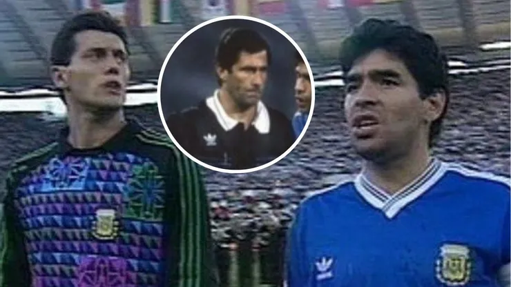 Sergio Goycochea le apuntó a Edgardo Codesal por un nuevo comentario del árbitro sobre Diego Maradona de la Final de Italia 90.