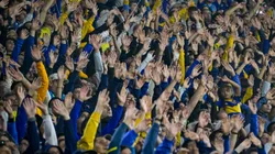 Los hinchas de Boca en La Bombonera